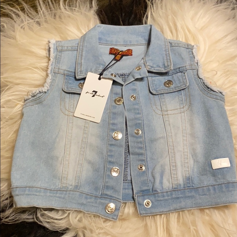 Denim jean vest